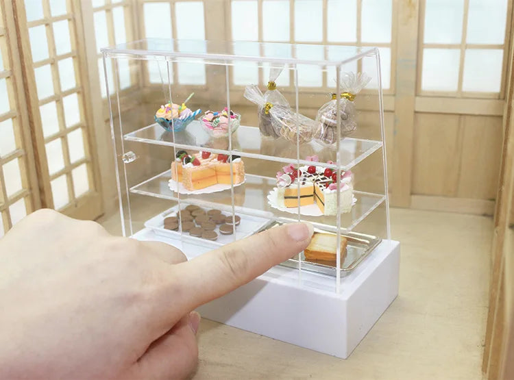 1/12 Scale Dollhouse Miniature Cake Pretend Play Kitchen Mini Dessert Food for Blyth BJD Doll Accessories Toy