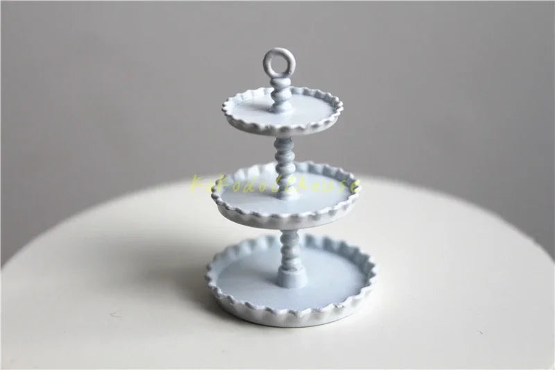 1/12 Scale Dollhouse Miniature Cake Pretend Play Kitchen Mini Dessert Food for Blyth BJD Doll Accessories Toy