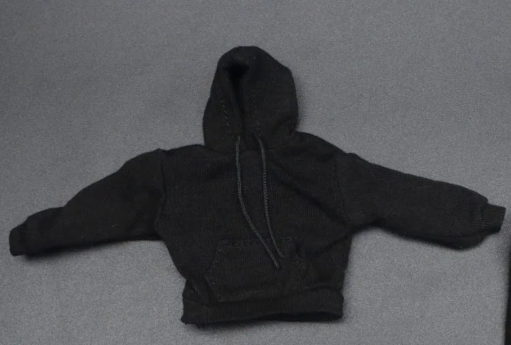 in stock 1/12 Scale male clothes black white yellow red white hoodie fit 6 inches action body model dolls