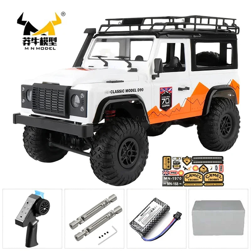 MN MN82 1:12 Retro Rc Car With LED Lights Full-scale Simulation LC79 Professional 4WD Remote Control Pickup RC Truck Model Toys
