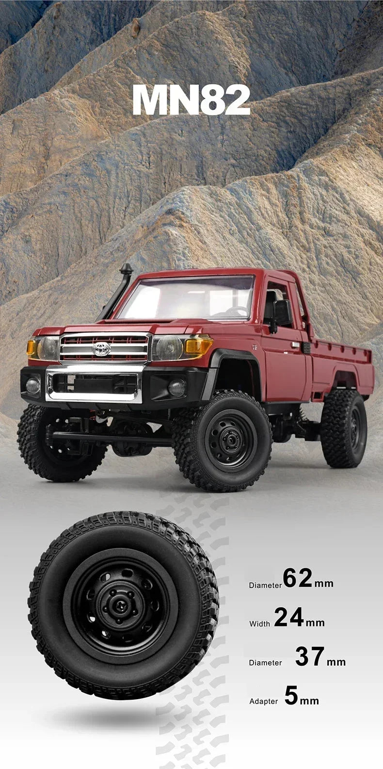 MN MN82 1:12 Retro Rc Car With LED Lights Full-scale Simulation LC79 Professional 4WD Remote Control Pickup RC Truck Model Toys