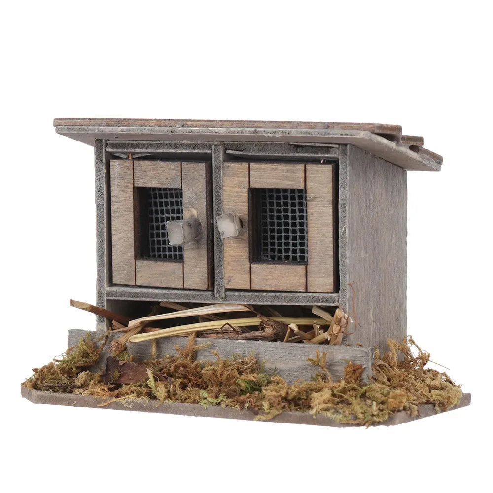 1:12 Scale Dollhouse Bonfire Miniatures Campfire Villa Scene Model Fairy Garden Decor Micro Landscape Playing House