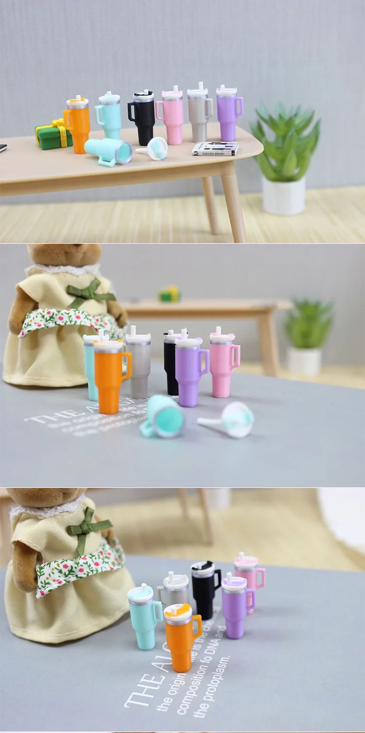 1PCS 1/12 Scale Dollhouse Miniature Water/ Vacuum Cup Model for Blyth ob11 Doll Accessories