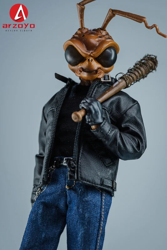 1/12 Scale Male Soldier Leather jacket Clothes Model Fit 6'' Logan Romankey Ant Notaman Male Soldier Action Figure Body