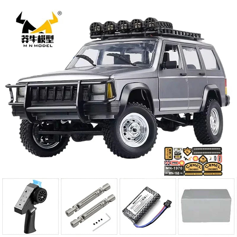 MN MN82 1:12 Retro Rc Car With LED Lights Full-scale Simulation LC79 Professional 4WD Remote Control Pickup RC Truck Model Toys