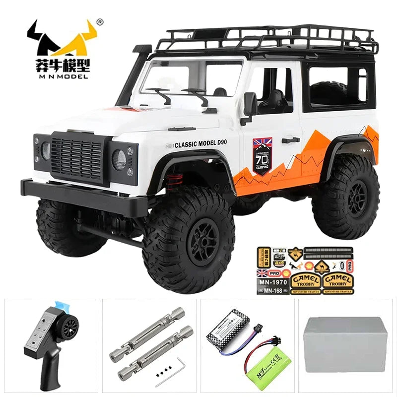 MN MN82 1:12 Retro Rc Car With LED Lights Full-scale Simulation LC79 Professional 4WD Remote Control Pickup RC Truck Model Toys