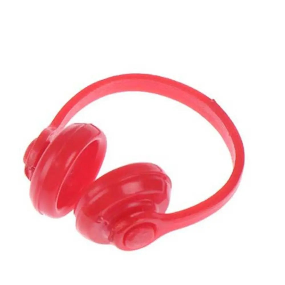 Dollhouse Props Dollhouse Headphone Model Plastic Classic Toys Miniature Headset Model 1/12 Scale Miniatures Wireless Earphone