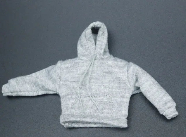 in stock 1/12 Scale male clothes black white yellow red white hoodie fit 6 inches action body model dolls