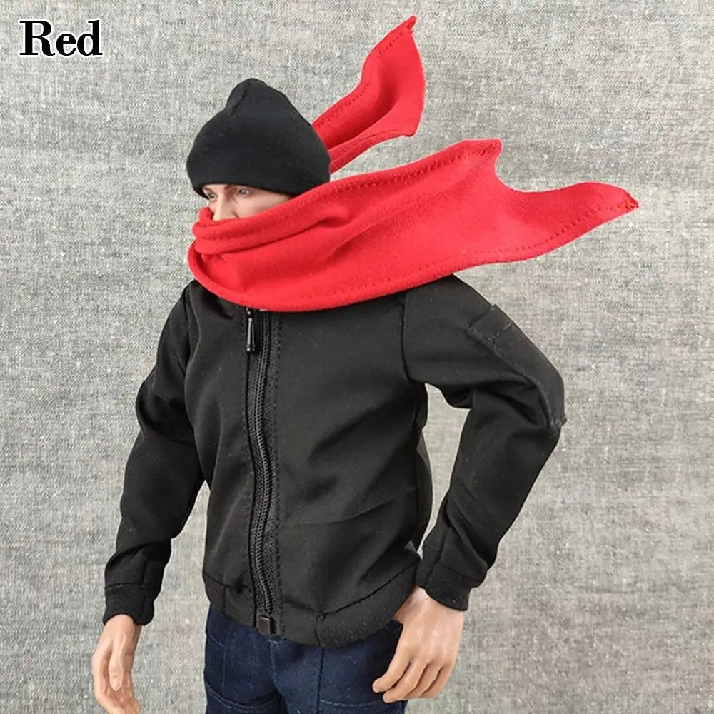 1/12 Scale Male Soldier Model Scarf Model for 6in Action Figure Toy Collection 30cm Doll Neck Scarf diy Doll Clothes Accessories