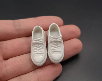 1/12 Scale Male Female Shoes Low-cut Canvas Model For 6 Inches Figma SHF BJD Dam TBLeague Action Figures Dolls Toys Gifts Fans