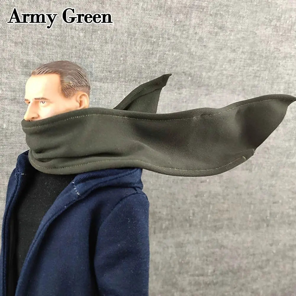 1/12 Scale Male Soldier Model Scarf Model for 6in Action Figure Toy Collection 30cm Doll Neck Scarf diy Doll Clothes Accessories