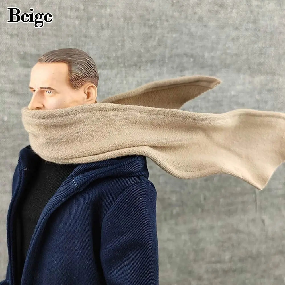 1/12 Scale Male Soldier Model Scarf Model for 6in Action Figure Toy Collection 30cm Doll Neck Scarf diy Doll Clothes Accessories
