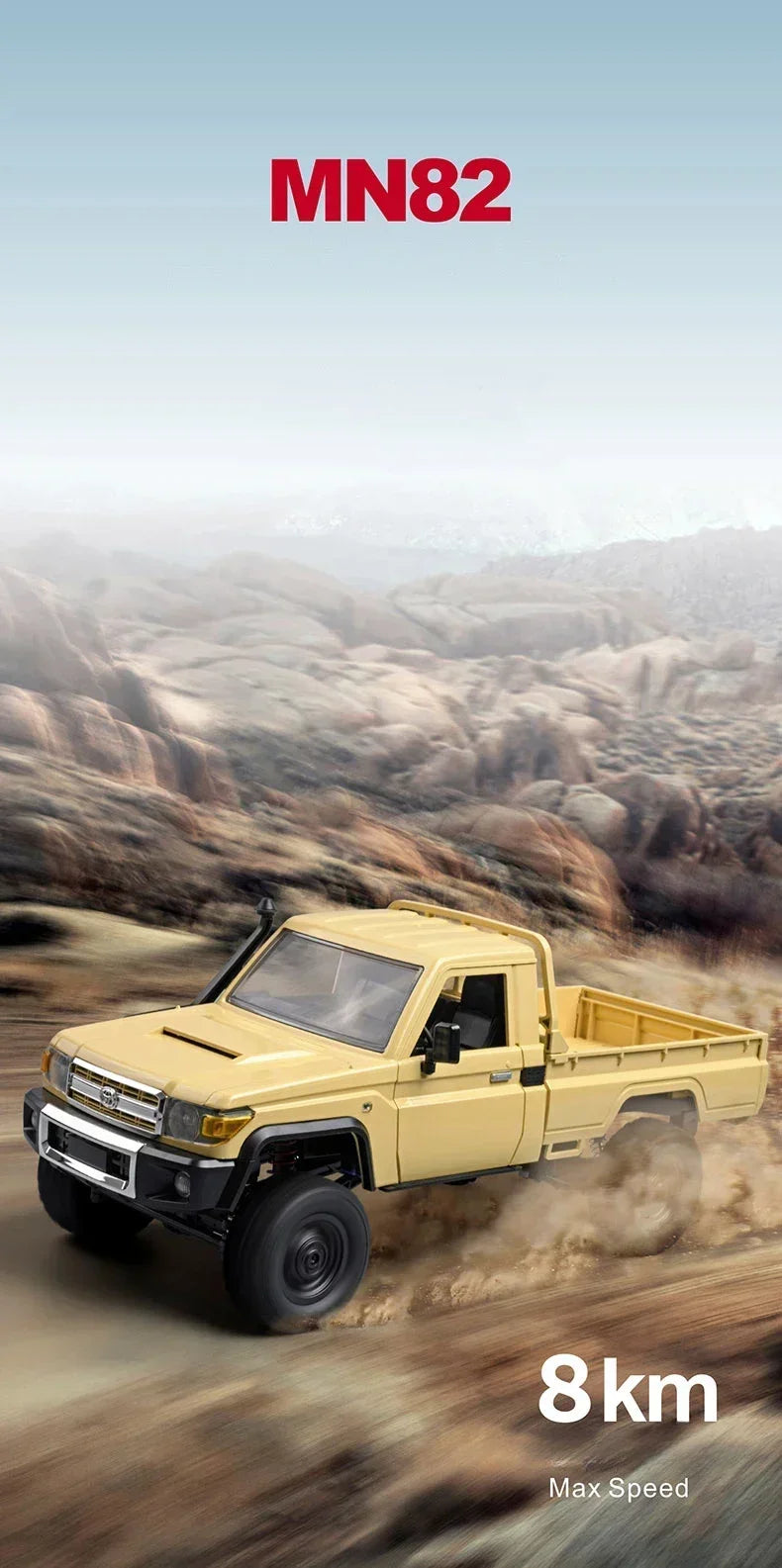 MN MN82 1:12 Retro Rc Car With LED Lights Full-scale Simulation LC79 Professional 4WD Remote Control Pickup RC Truck Model Toys