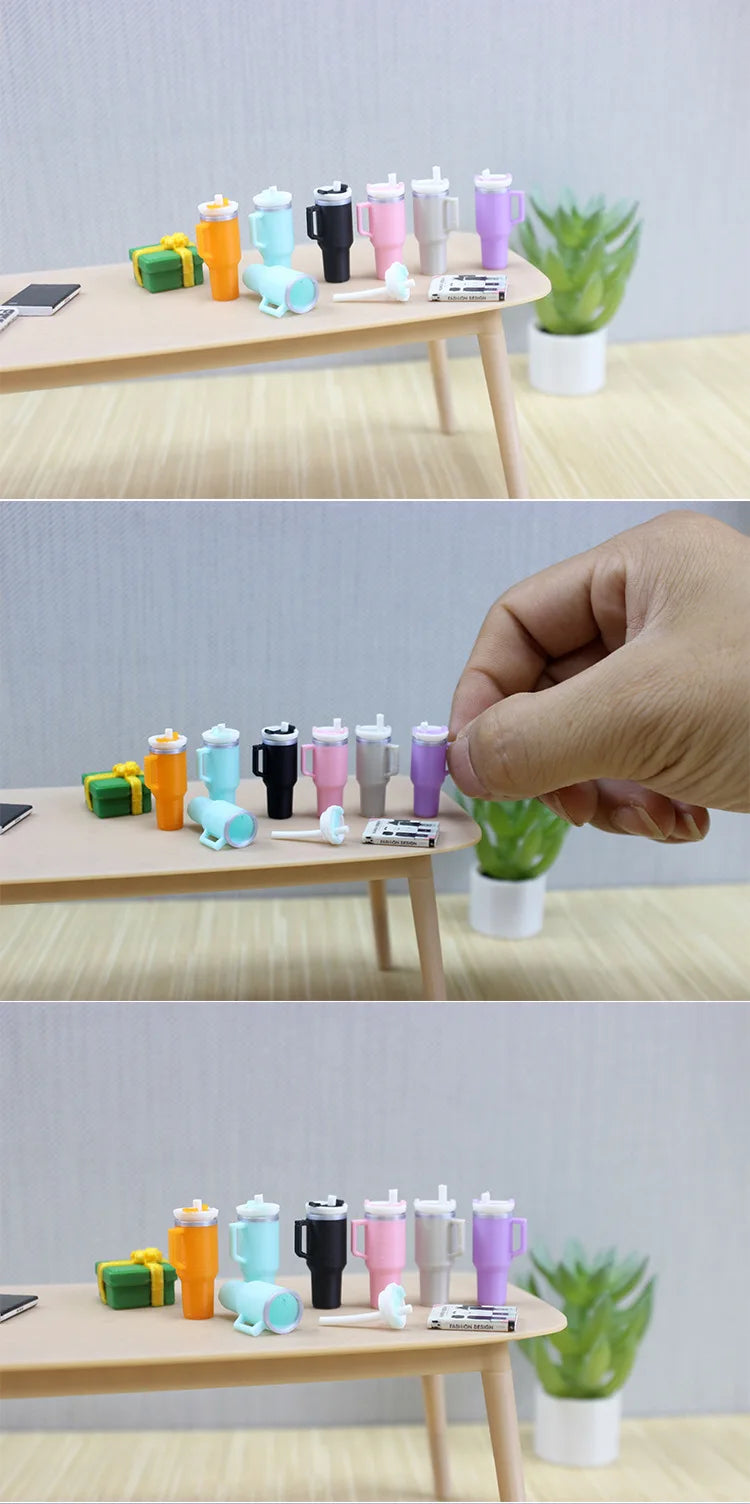 1PCS 1/12 Scale Dollhouse Miniature Water/ Vacuum Cup Model for Blyth ob11 Doll Accessories