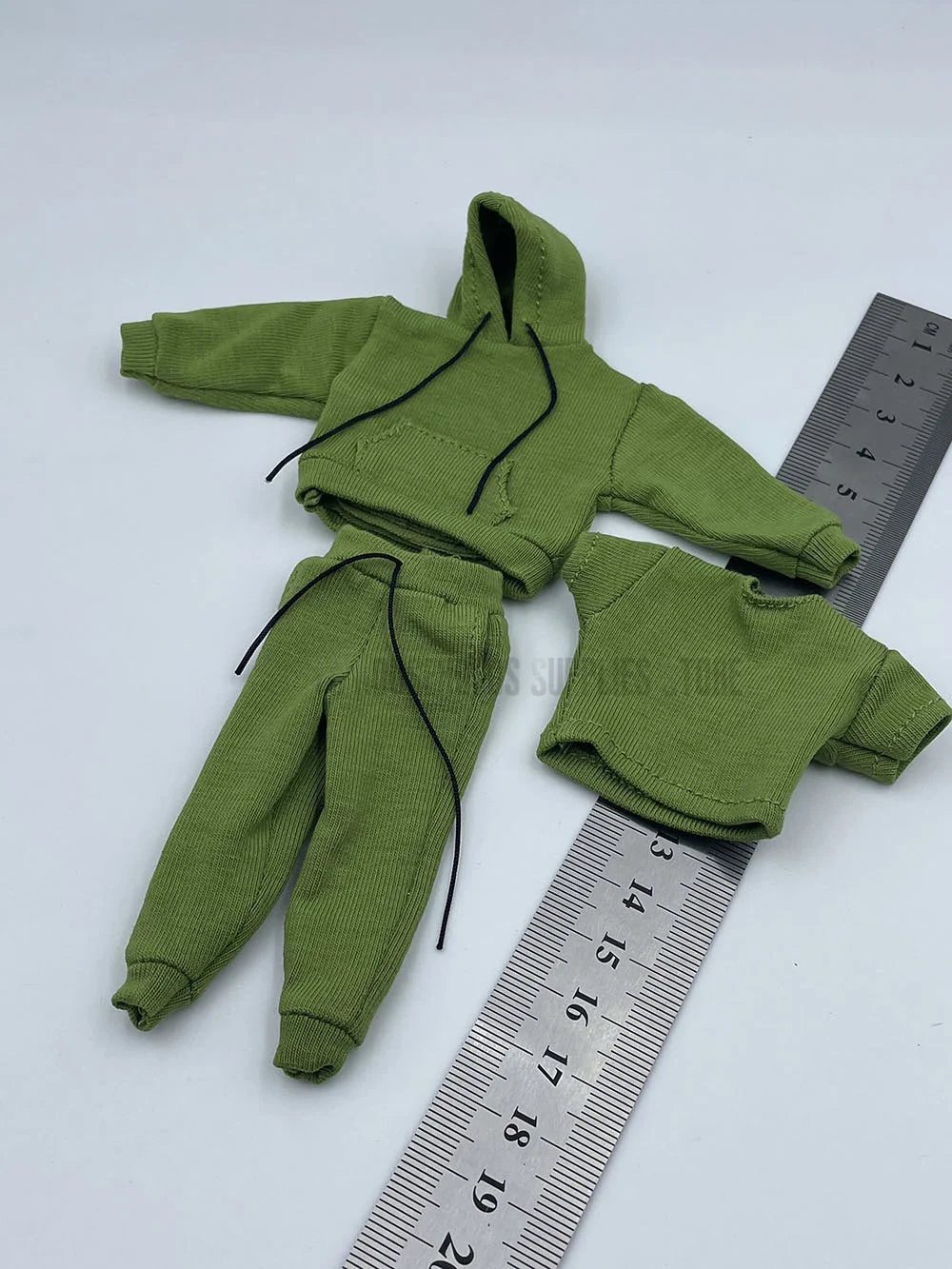 1/12 Scale Male/Female Soldier Clothing Trendy Casual Loose Fitting Hooded Sweater T-shirt Pants Set For 6" Action Figure Body