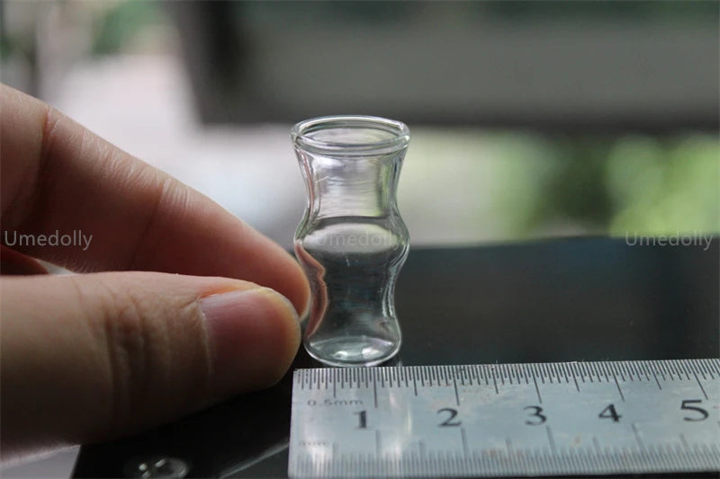1/4 1/6 1/12 Scale Miniature Dollhouse Wine Glass Mini Dessert Cup Pretend Play Kitchen for Doll Food Toy Accessories