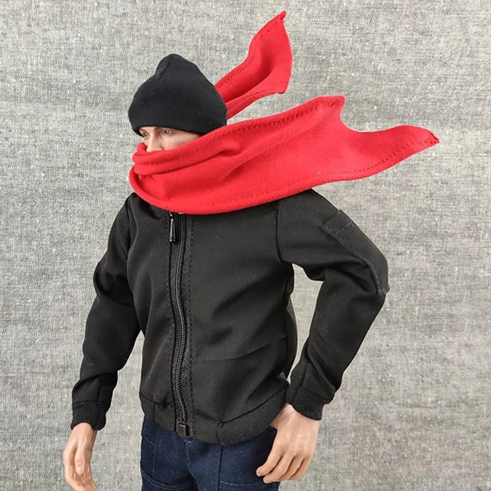 1/12 Scale Male Soldier Model Scarf Model for 6in Action Figure Toy Collection 30cm Doll Neck Scarf diy Doll Clothes Accessories