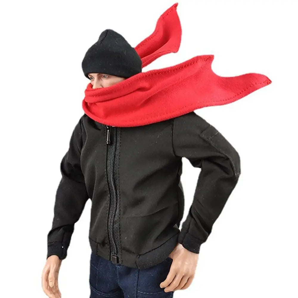 1/12 Scale Male Soldier Model Scarf Model for 6in Action Figure Toy Collection 30cm Doll Neck Scarf diy Doll Clothes Accessories