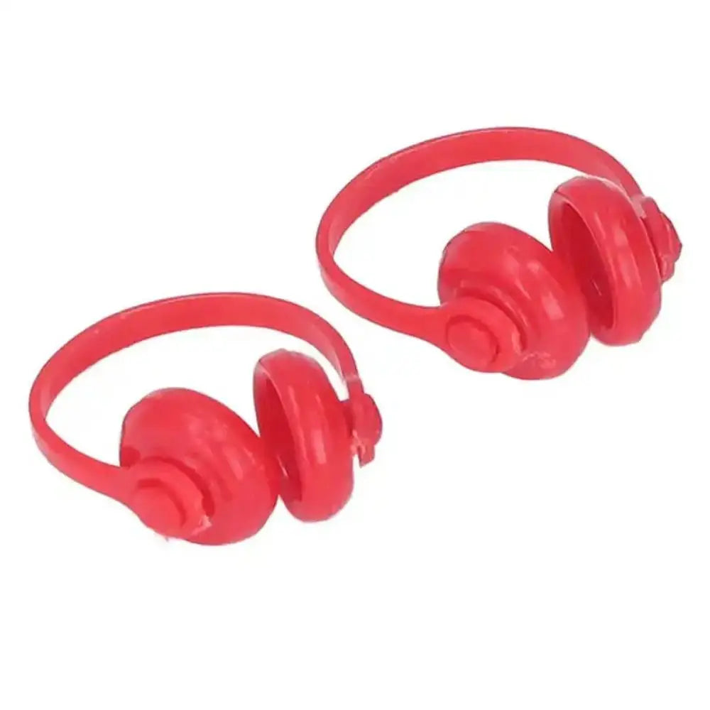 Dollhouse Props Dollhouse Headphone Model Plastic Classic Toys Miniature Headset Model 1/12 Scale Miniatures Wireless Earphone