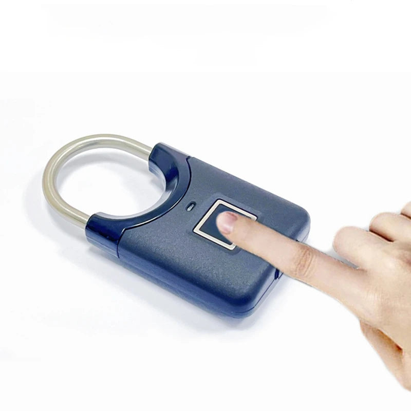 Fingerprint Padlock Mini Smart Electronic Security Locker Fingerprint Lock Anti-Theft USB Charge For Bike Gym Locker Luggage