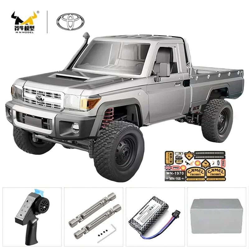 MN MN82 1:12 Retro Rc Car With LED Lights Full-scale Simulation LC79 Professional 4WD Remote Control Pickup RC Truck Model Toys