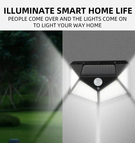 The 100 LED Solar Wall Lamp – Lighting Up Your Life