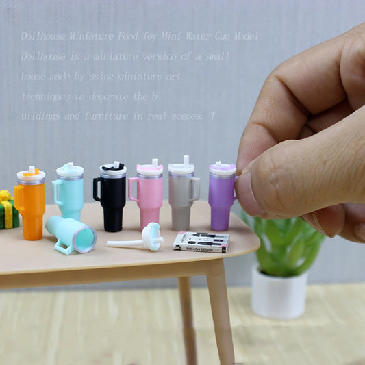 1PCS 1/12 Scale Dollhouse Miniature Water/ Vacuum Cup Model for Blyth ob11 Doll Accessories