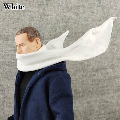 1/12 Scale Male Soldier Model Scarf Model for 6in Action Figure Toy Collection 30cm Doll Neck Scarf diy Doll Clothes Accessories