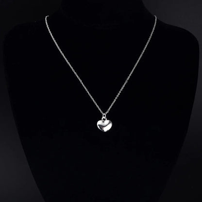 925 sterling Silver Solid Romantic heart Necklace For Women Fashion party wedding accessories jewelry christmas gifts