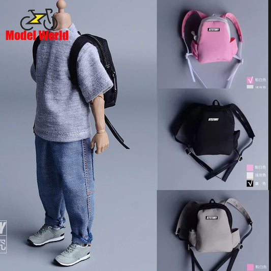 1/12 scale dolls accessories Backpack bag fit 6'' action figure body model