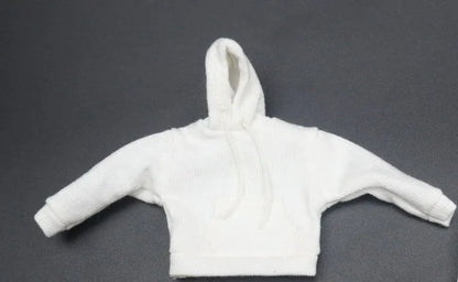 in stock 1/12 Scale male clothes black white yellow red white hoodie fit 6 inches action body model dolls