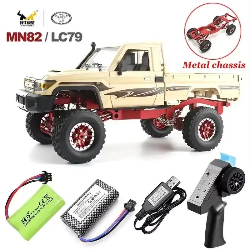 MN82S MN82 Toyota Rc 4x4 Rc CAR 2.4g 1/12 Full Scale Off-road Remote Control RC Crawler CAR Boy's Remote Control Car Toy Gift