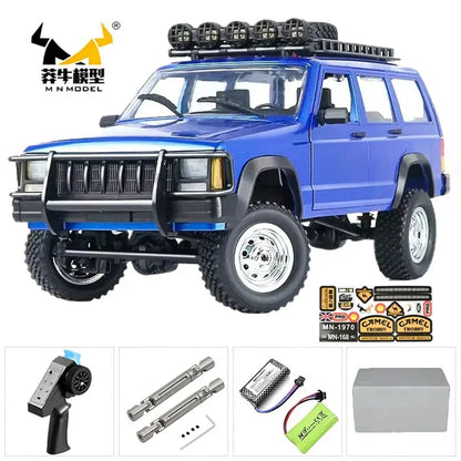 MN MN82 1:12 Retro Rc Car With LED Lights Full-scale Simulation LC79 Professional 4WD Remote Control Pickup RC Truck Model Toys